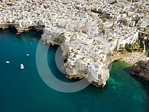 Vista aerea da una cavalla Puglia 