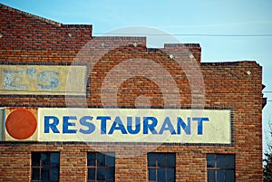 Small Town Restaurant Main Street