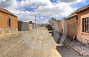 Small town, San Cristobal, Eduardo Alveroa, Uyuni Bolivia,