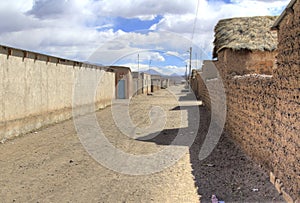 Small town, San Cristobal, Eduardo Alveroa, Uyuni Bolivia, photo