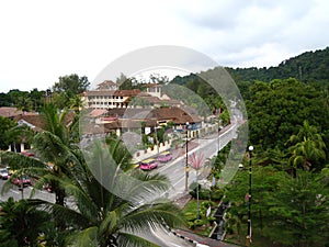 A small town at pangkor island, Malaysia photo