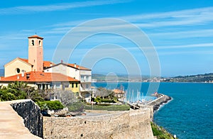 Small town of Talamone. Grosseto region, Tuscany, Italy photo