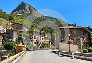 Small town of Tende, France.