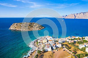 Small traditional fishing village of Mochlos, Crete, Greece.