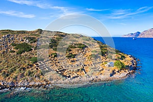 Small traditional fishing village of Mochlos, Crete, Greece.