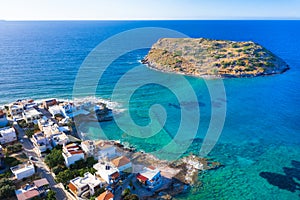 Small traditional fishing village of Mochlos, Crete, Greece.