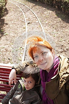 Small train park ride