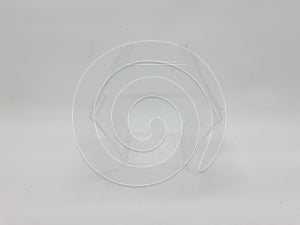 Small Transparant Plactic Decoration On White Isolation Background 02