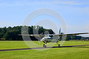 Small turboprop plane