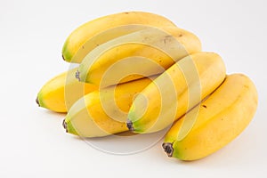 Small type of banana called murrapo Musa acuminata photo