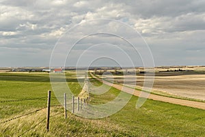 Small village of Canadian Prairies photo