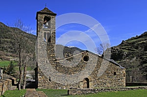 Small village church in Andorra