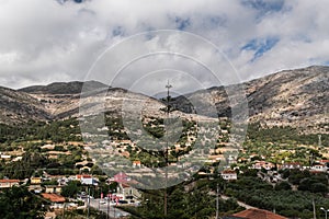 The small village of Divarata, Cefalonia, Greece