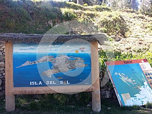 A small village on the Isla Del Sol (Island of the Sun) on the Titicaca lake. Bolivia. . South America