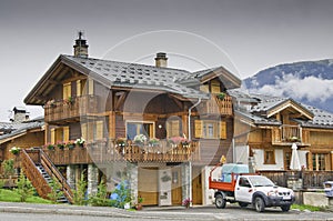 The small village of Le Praz