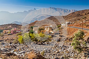 Small village near Al Hamra, Om