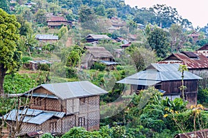 Small village near Hsipaw, Myanm photo