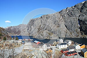 The small village of Nusfjord