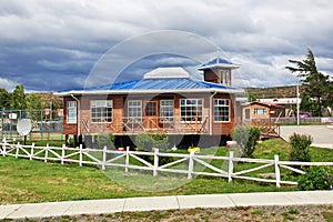 The small village in Patagonia, Chile, South America