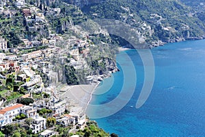 The small village of Positano. Amalfi coast, Italy