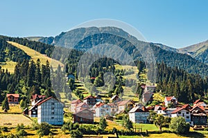 Small village in the Romanian Carpathians