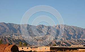 Small village in a rural area located  in Issyk-Kul Region, Kyrgyzstan.