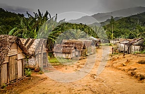 Small village in rural Madagascar