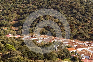 Small village in the Sierra de Aracena