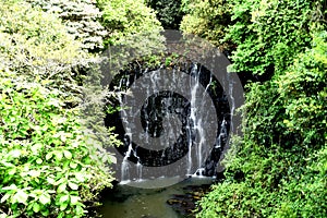 Small water fall at Elephant fall in Shillong, Meghalaya, India