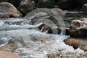 Small water fall in doors