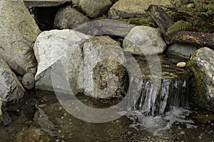 Small water feature waterfall