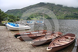 Small Watercraft on Lake Ullswater photo