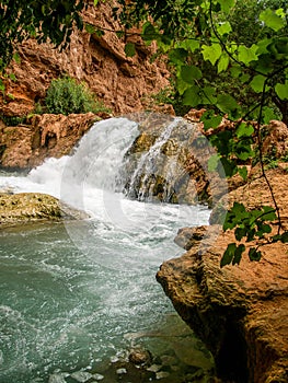 Small Waterfall along Havasu Creek