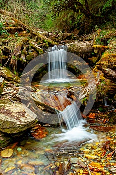Waterfall in Himalayas.