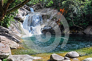 Small waterfall in Atherton Tablelands, Australia photo