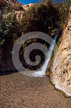 Small waterfall, Ein Gedi Israel