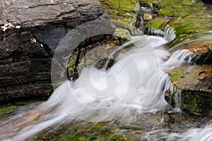 Small waterfall, flatruet, sweden