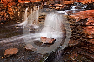 Small waterfall in the Hancock Gorge, Karijini NP, Western Austr