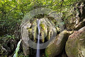 Small waterfall in Masoala national park, Madagascar