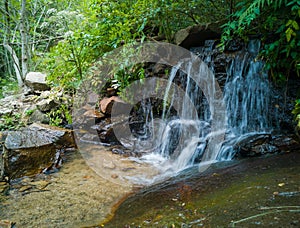 Small waterfall at Montseny nature reserve