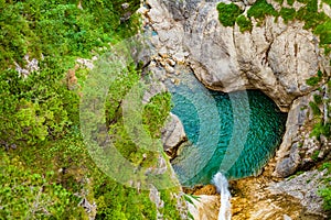 Small waterfall in Neuschwanstein