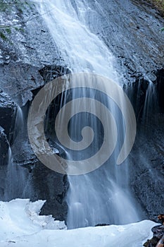 Small Waterfall over Rocks