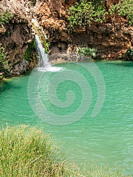 Small waterfall in Pego do Inferno