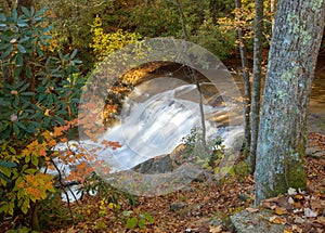 Small waterfall in Pisgah National Forest