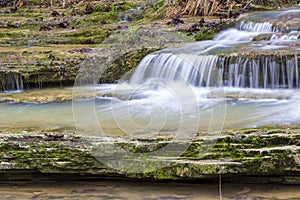 A small waterfall on the river Brestova photo