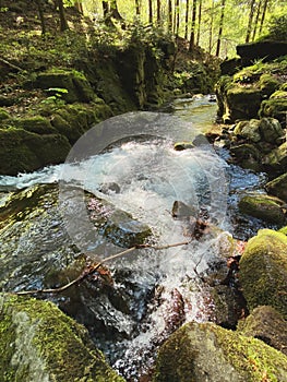 Small waterfall - Satinske vodopady - Malenovice photo