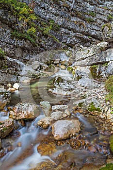 Small waterfall at Torrente Boite