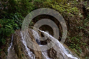 Small waterfall under the famous neer garh Waterfall, Rishikesh, Uttarakhand India