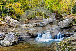 Small Waterfall on Wolf Creek Near Fayette Station