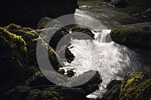 Small waterfalls on the Baia river